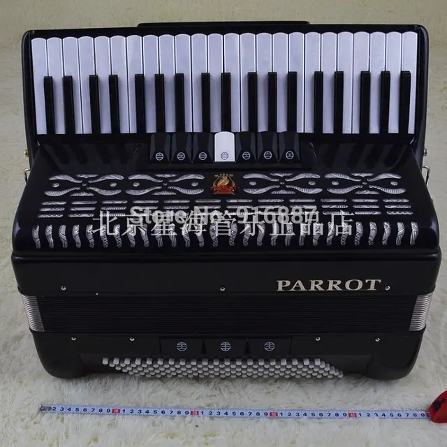 Cheap Free Shipping Accordion, Parrot 120 Bass 41 Keys Accordion, 120BS 41 Keys 3 Rows Reed Accordion, Parrot Accordion