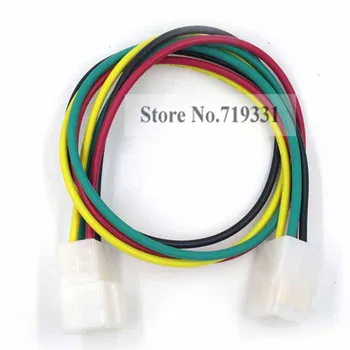 

1000pcs 6.3mm 4 Pin 6.3 4Pin Double End Automotive Wire Connector Plug male female terminal Electrical Bike Scooter Moped ATV