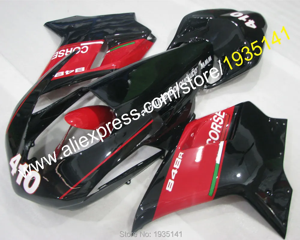 

Hot Sales,Red black Cowling kit For Ducati 1098S 848R 1198 2007 08 09 10 11 motorbike #410 Fairing fittings (Injection molding)