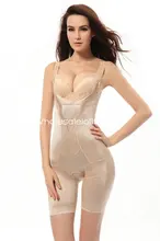 Sexy Summer Open Bust Body Wrap Shapewear with Long Legs Bodysuits