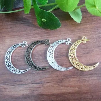 

50pcs 28x21mm antique pendant charms for diy jewelry accessories sivler& gold& bronze& antique silver option