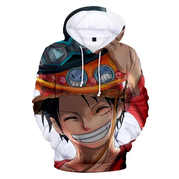 

2019 Hot Sale ONE PIECE 3D Hoodies Sweatshirt Boy/Girl Long Sleeve Fashion Hoodies Luffy Print Cute Hooded Sweatshirt