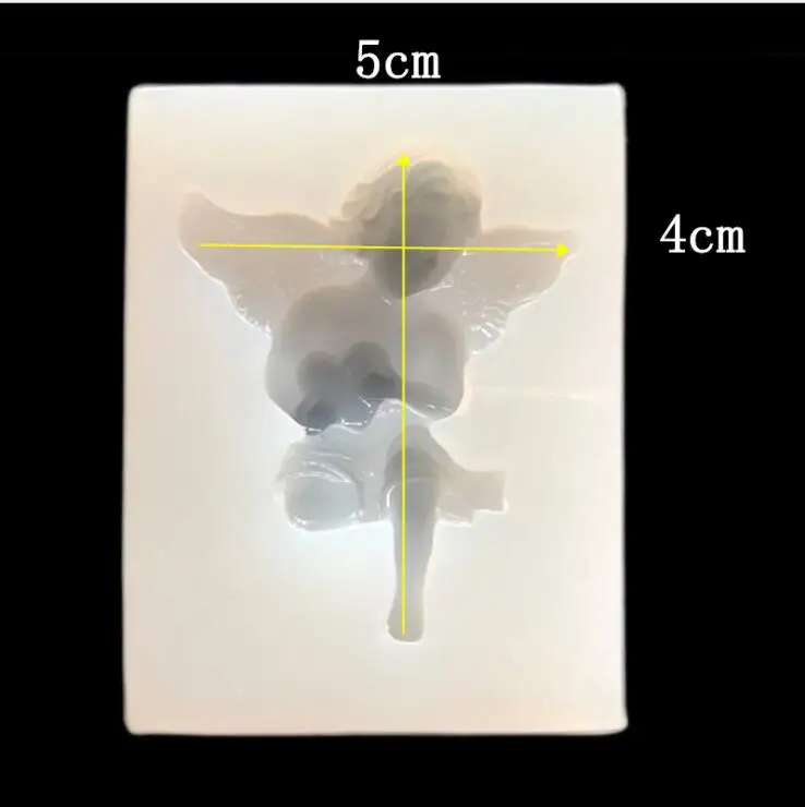 Прозрачная силиконовая форма, смола, декоративное ремесло, сделай сам, ангел, Детский Тип, формы для эпоксидной смолы, для ювелирных изделий