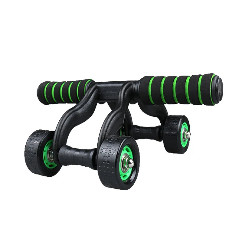 

Four wheeled abdominal wheel, abdominal wheel, female man, genuine multifunctional home fitness equipment, push up bearing, roll