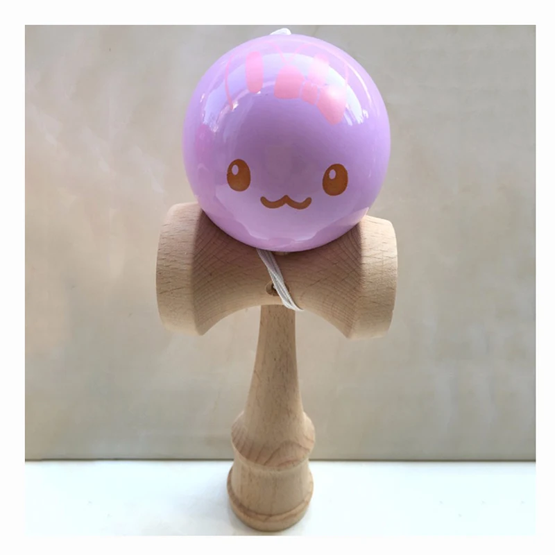 Деревянные шарики Kendama с клубничными животными умелые Профессиональные уличные