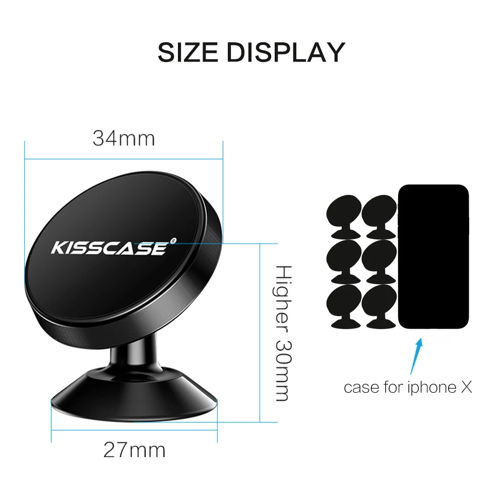 KISSCASE Magnetische Auto Telefon Halter Für iPhone 11/11 Pro XR Max Dashboard Magnet Telefon Halte
