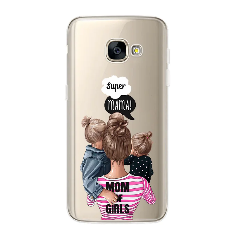 Ciciber супер мама девочка мальчик чехол для телефона для samsung Galaxy A8 A9 A6S Plus PRO A5 A3 A7 Мягкий силиконовый чехол Funda