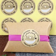 1200 шт/лот веселый рождественский ярлык с надписью «спасибо» ярлык-наклейка r 30 мм Подарочная запечатывающая этикетка пользовательское имя за дополнительную стоимость