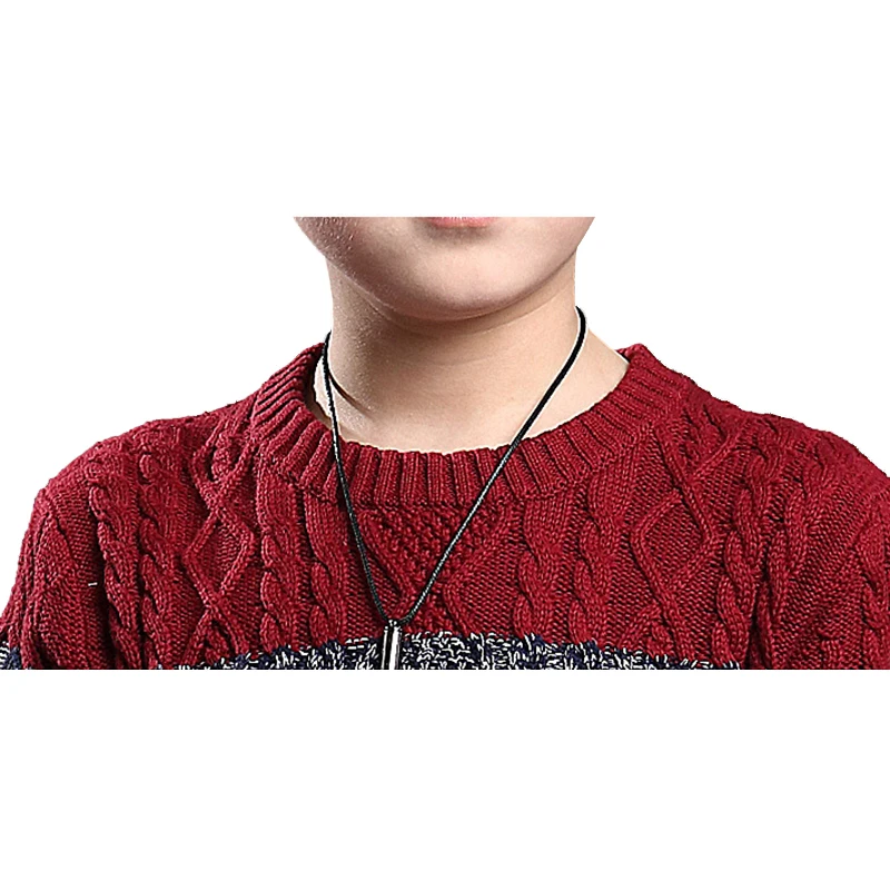 Модный Детский свитер; очаровательный цветной хлопковый утепленный пуловер; Новинка; сезон весна-осень; трикотажное пальто с длинными рукавами для мальчиков в Корейском стиле