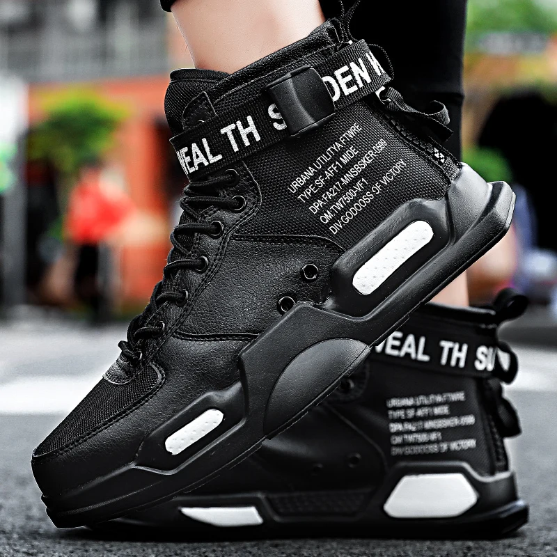 Breathable Lace Up Basketball Sneakers