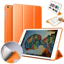 Чехол для iPad Mini 3/Mini 2/Mini 1 чехол из мягкой искусственной кожи на заднюю панель Ультратонкий силиконовый чехол для iPad Mini 123 Smart Auto Sleep Wake