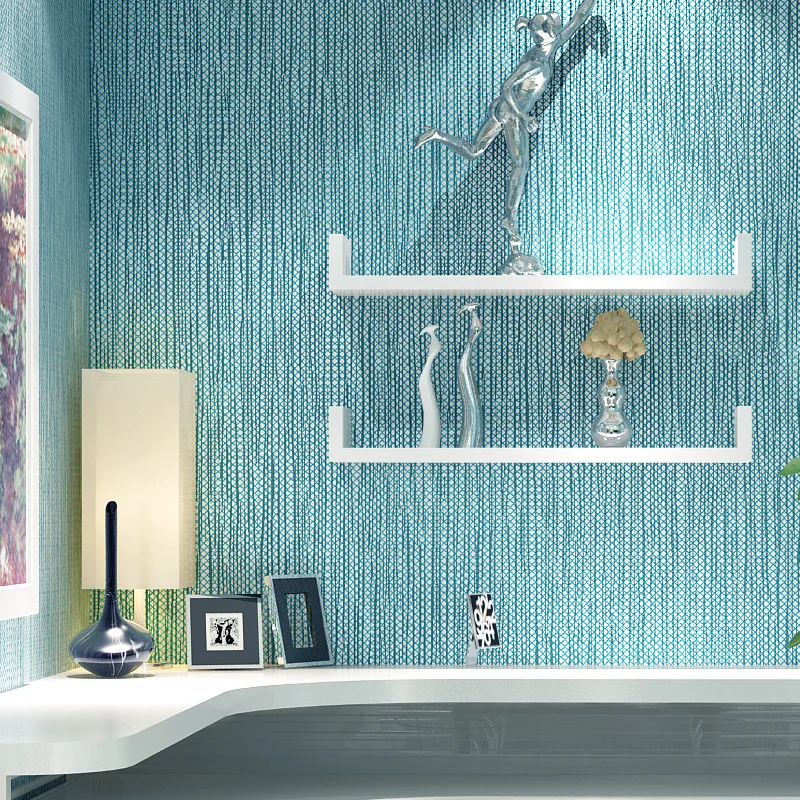 

Solid Color Plaid Textured Non-woven Wallpaper For Walls Roll 3D Striped Wall Papers Home Decor Modern Living Room Wall Covering