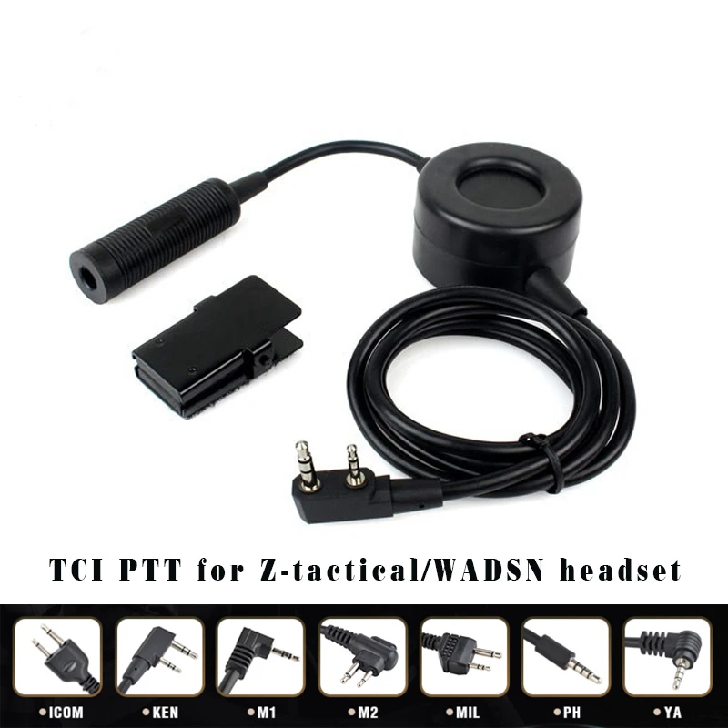 Ztac-TCI-Style-Tactical-headset-PTT-walkie-talkie-Military-Standard-Version-with-Headset-Adapter