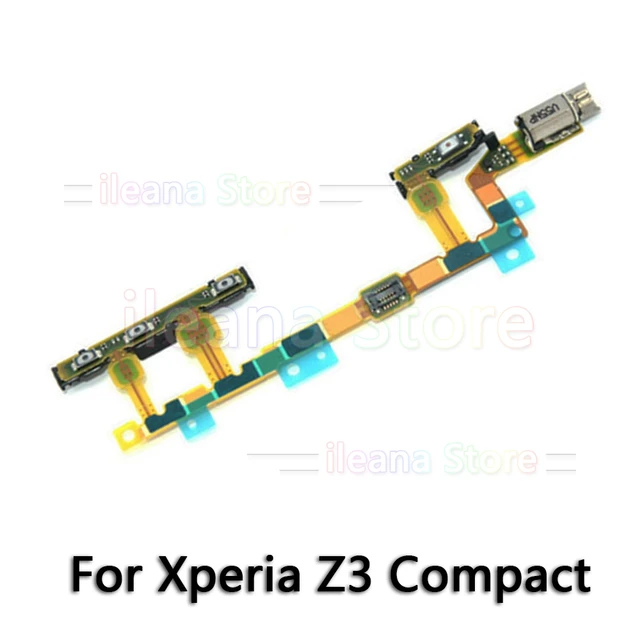 For Sony Xperia Z Z1 Z2 Z3 Z4 Z5 Compact Premium Plus Original Dock Charging LCD Connector Power Volume Key Mic Flex Cable Z3 Compact