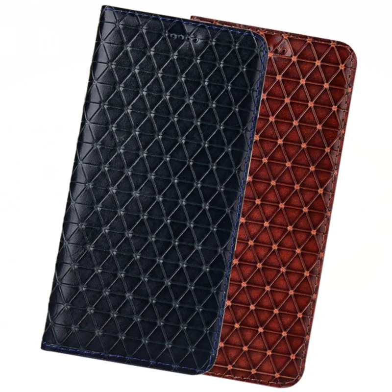 TZ02 Genuine leather flip case stand coque for font b OnePlus b font font b 7