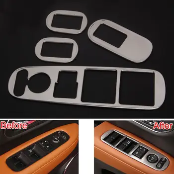 

Car Door Armrest Window Lift Switch Button Panel Interior Cover Trim For Honda Vezel HRV 2014 2015 2016 Car inner styling