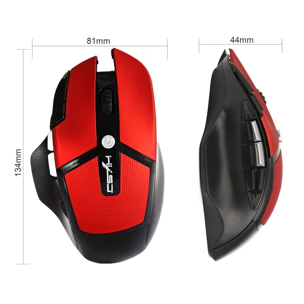 Wireless Gaming Mouse Computer Accessories With Optical 2.4G USB 2400 DPI 8 buttons (5)