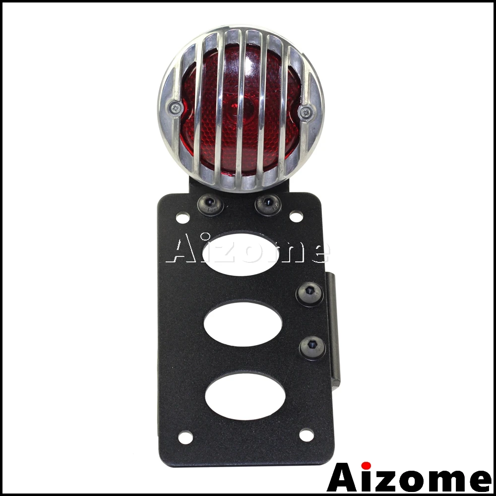 Мотоцикл боковое Крепление задний Светильник w/номерной знак кронштейн ...