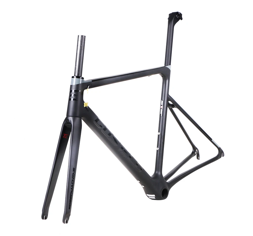 Top 766g only disc Costelo Speedmachine 1.0 ultra light carbon fiber road bike frame bicycle bicicleta frame seatpost fork headset 12
