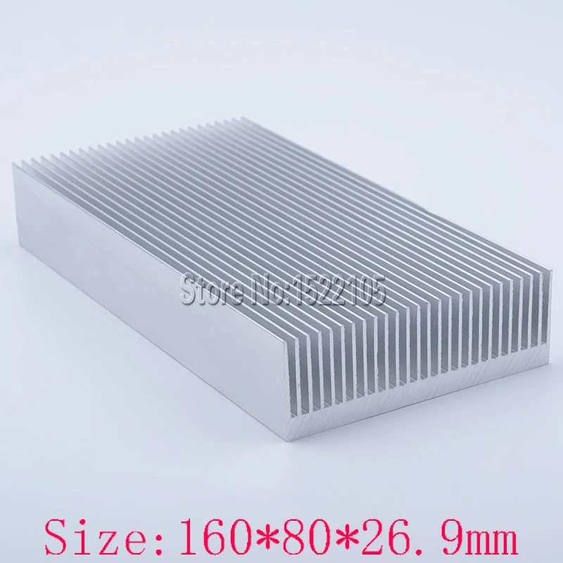 

Heatsink 160x80x26.9mm power amplifier Aluminum heatsink heat sink high quality radiator Module radiator special for cooling