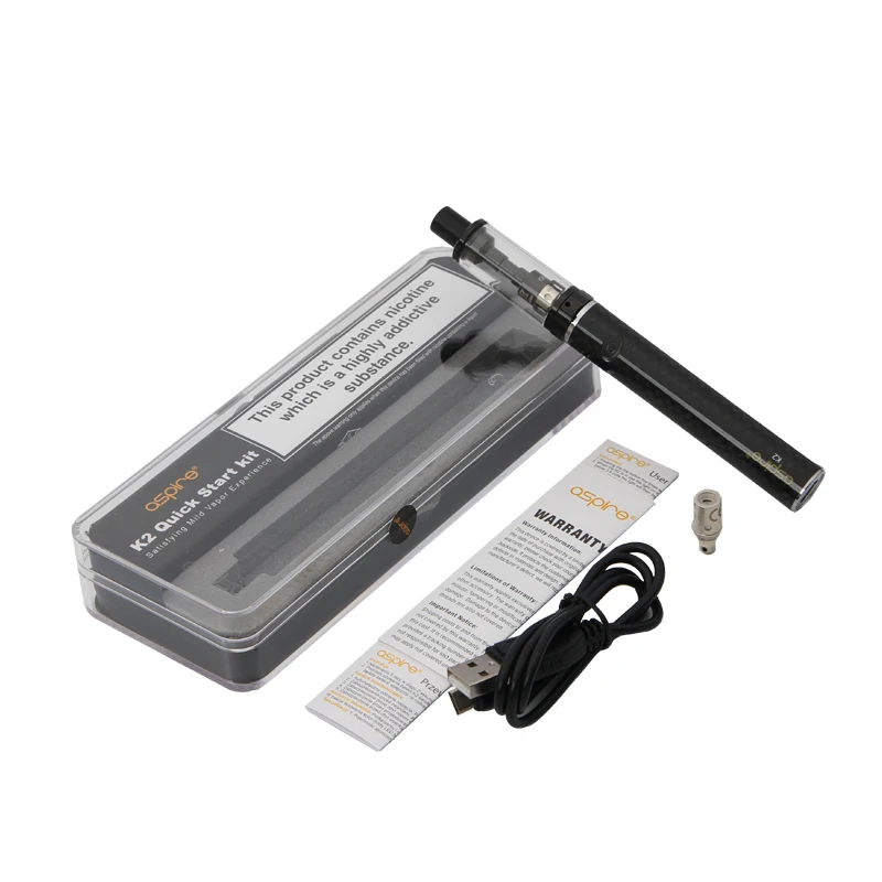 Authentic Aspire K2 Quick Start Kit 800mAh with 1.8ml K2 Tank and 800mAh  Battery Suitable for Mouth to Lung vaping vs K4 03