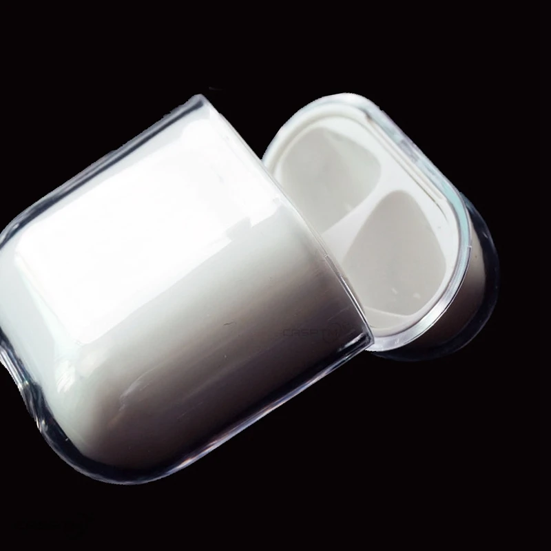 Прозрачный беспроводной чехол для зарядки наушников для Apple AirPods 1 2 3 Жесткий ПК Bluetooth коробка гарнитура прозрачный защитный чехол