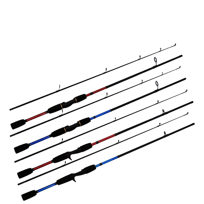 1.8 м красный/синий литья/спиннинг Рыбалка Род спиннинг 2 раздел М действия 6-12 г вес приманки литья приманки Рыбалка стержень