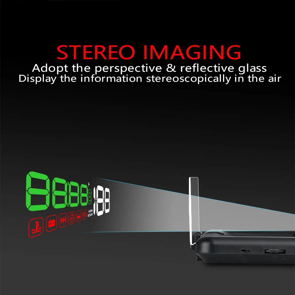 

Auto HUD Head Up Display Car GPS Speedometer Windshield Projector With Reflection Board C500 OBD2 HUD Diagnostic Tool