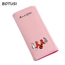 BOTUSI Female Wallet Long Animal Pattern Women Wallets Womens Wallets Purses Coin Purse Hasp Zipper Purse Card Holder for Girls BOTUSI Female Wallet Long Animal Pattern Women Wallets Womens Wallets Purses Coin Purse Hasp Zipper Purse Card Holder for Girls