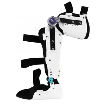 

Adjustable Knee Joint Fixed Brace Left Leg Orthotics Support Protector Stabilizer (M)