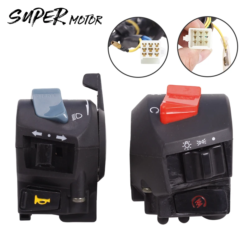 

Accessories For Honda CB400 1992-1998 1 Pair Motorcycle Turn Signal Control Switch Motorbike Horn Switch Electrical