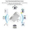 Prise de courant intelligente WiFi EU 16A, 2 en 1, avec moniteur d'énergie, application de contrôle, fonctionne avec Google Home, Mini Alexa, IFTTT ► Photo 3/6