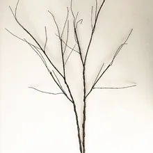 70 см Искусственный высушенная ветка, украшенные цветами