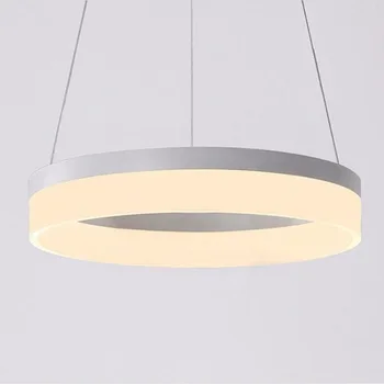 

Modern LED Acrylic 1 ring Pendant Lights For Dining Room hanging pendant lamps Hanging Decoration Lighting 40/60/80cm