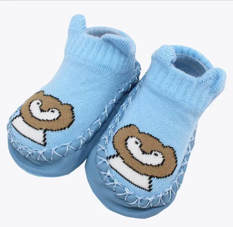 Hzirip/Лидер продаж, новые хлопковые нескользящие носки унисекс с мультяшным принтом для новорожденных, простые детские носки-тапочки высокого качества, 12 цветов