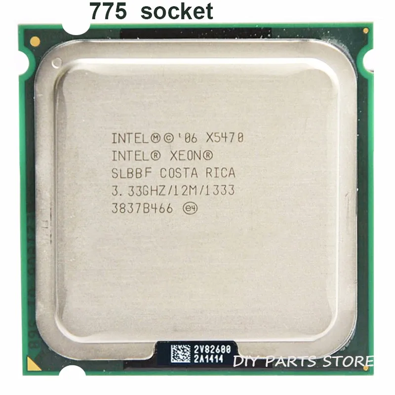 INTEL XEON X5470 CPU INTEL X5470 PROCESSOR  quad core 3.3MHZ LeveL2 12M  Work on LGA 775 motherboard processors
