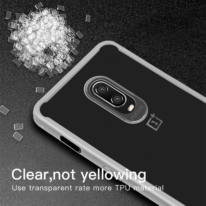 Прочный прозрачный чехол из ТПУ PDGB для OnePlus 6 T Mclaren One Plus Мягкий защитный