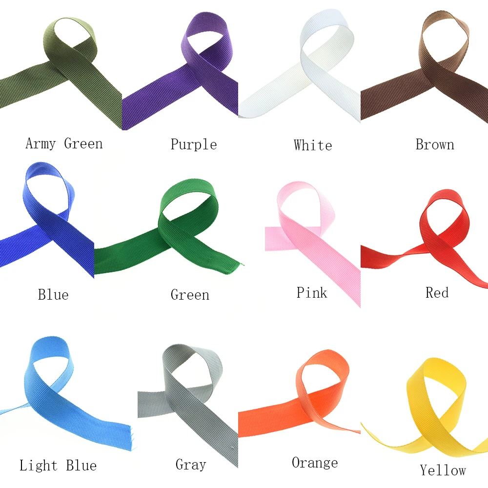 1 yard 3/4"(19mm) Strap Pure Color Polyester Ribbon DIY Pet Rope Sewing Crafts Thickness 0.35mm | Дом и сад
