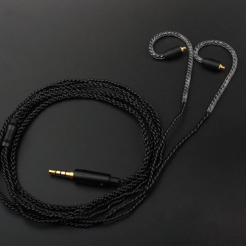Оригинальный черный запасной кабель TRN A1 0 75/0 78 мм 2Pin 3 5 для наушников