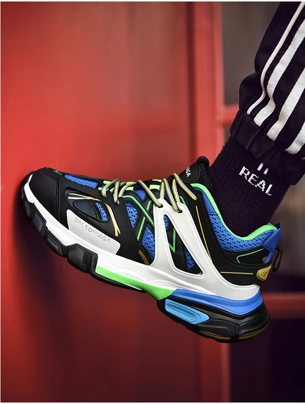 Mens Casual Shoes Chunky Sneaker Platform Trainers Sneakers Men Casual Shoes Mens High Shoes Men Sneakers Mesh Footwear 2019 New (15)