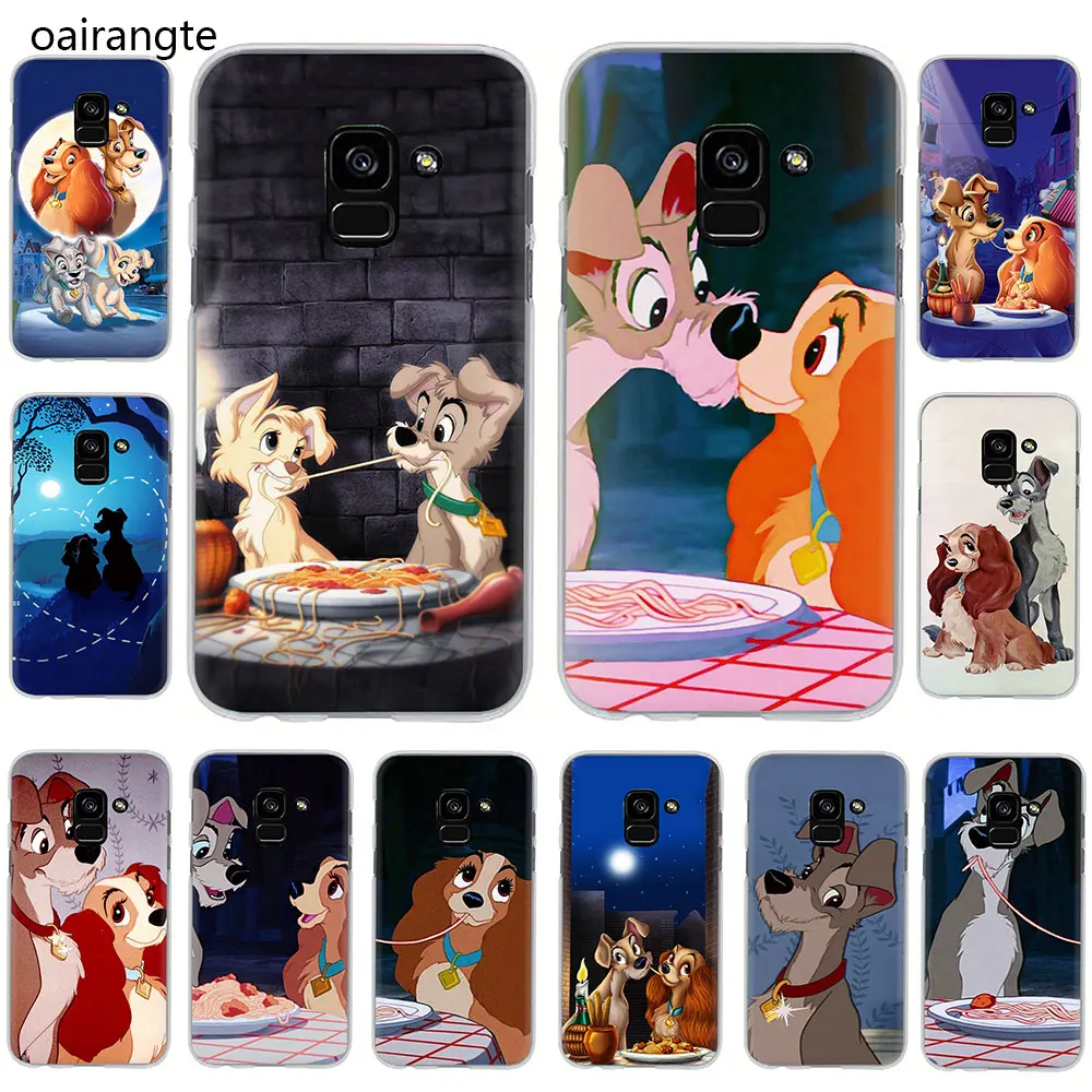 

Cartoon dog Lady and Tramp Hard phone cover case for Samsung Galaxy A3 5 2017 A6 7 8 9 2018 A10S 20S 30S 40S 50S 60 70
