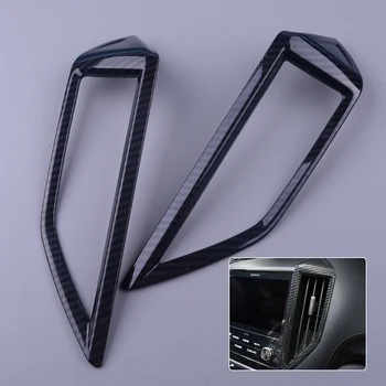 

CITALL High Quality Car Control Panel Air Outlet Carbon Fiber Texture Look Interior Fit for Subaru 2018 XV Crosstrek