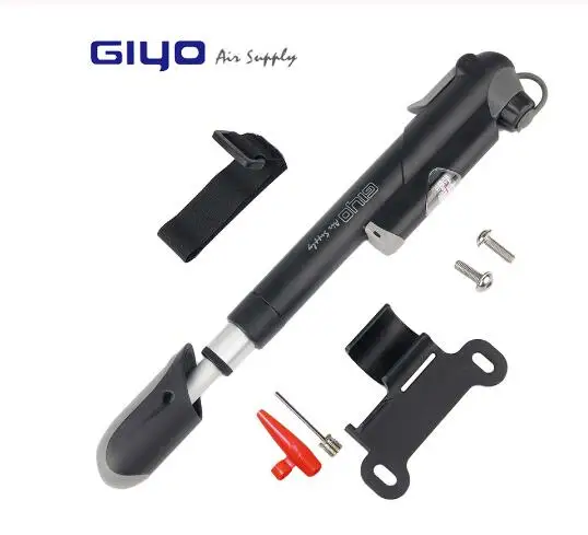 

GIYO AV/FV Valve Bike Pump Adaptors MTB Road Bicycle Pump With Gauge Mini Cycling Pump Presta Schrader Tire Bicycle Air Inflator