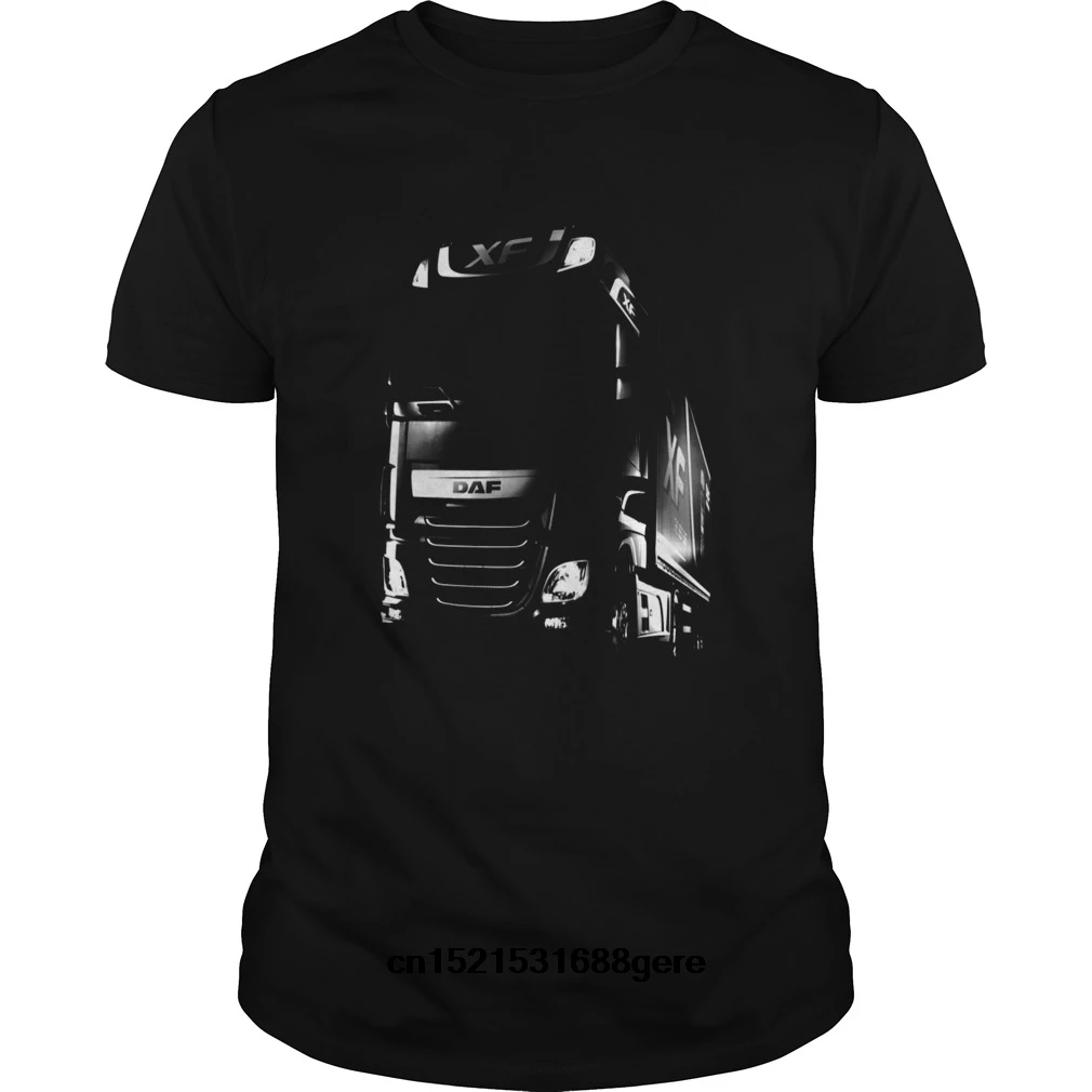 

2019 funny t shirt daf daf truck daf xf tshirt men tee