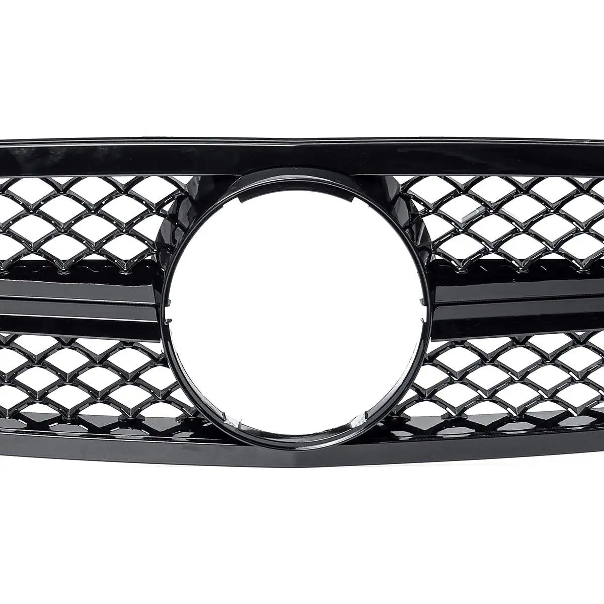 Chrome/Black Car Auto Front Grille Grill For Mercedes For Benz C-Class W203 S203 C280 C320 C240 C200 2001-2007 For AMG Style