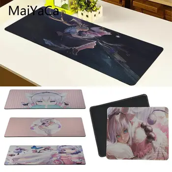 

MaiYaCa Printed Miss Kobayashi's Dragon Maid Kanna Kamui Cute Girls Large Gaming Anti-slip Perfect Locking PC Computer desk mat