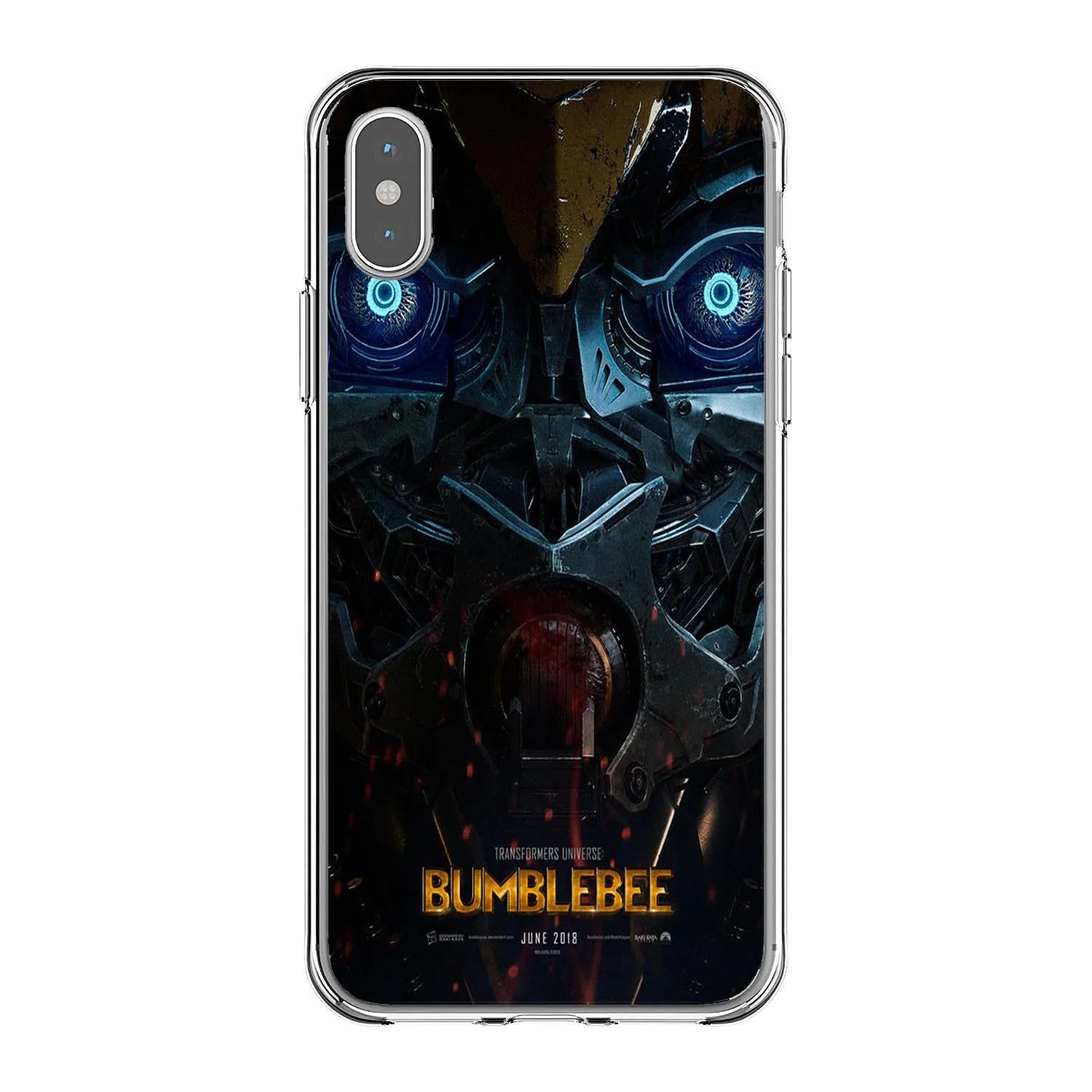 Чехол для телефона cudly Transformers Bumblebee чехол iPhone X10 MAX 6 SPlus 7 8Plus Мягкий Силиконовый ТПУ