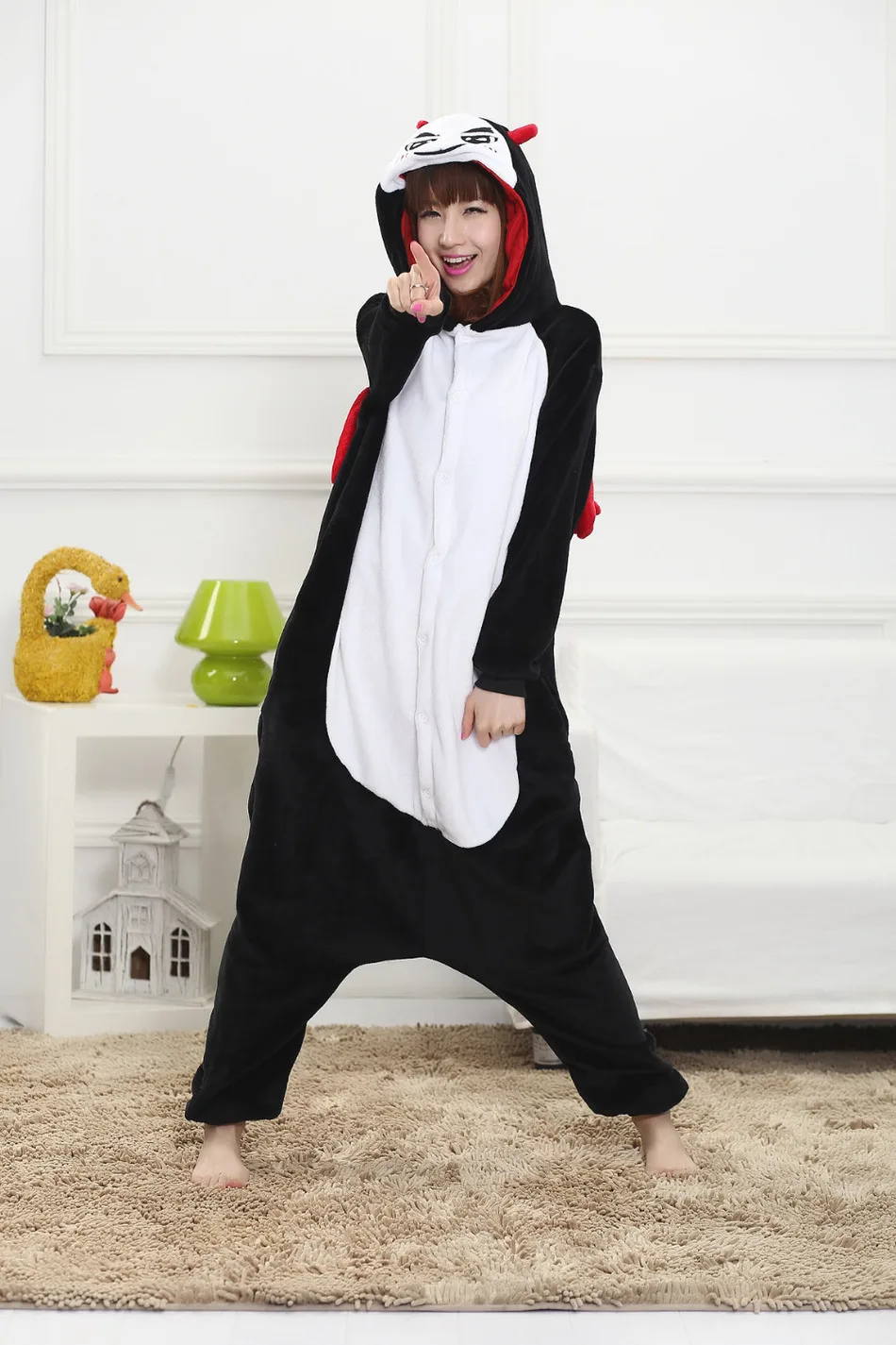 ZKomoL Pigiama Onesie Adulti Unisex, Costume Per Feste, Cosplay, Notte Di Natale - Regalo Divertente E Comodo - Foto 2