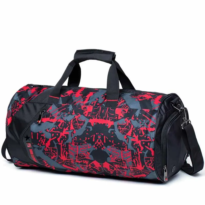 

NEW Outdoor Travel HandbagGym Bag Sports Bag for Fitness Men Women Training Yoga Fitness Bags With Shoes Pouch Thick NylonTote