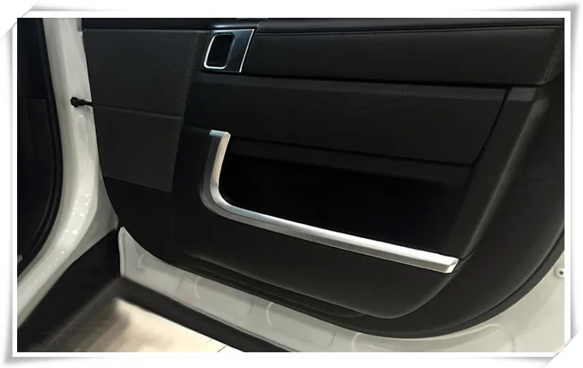 Для Land Rover Range Sport 2014 2015 2016 2017 ABS Внутренняя дверь полоса отделка 4 шт./компл.